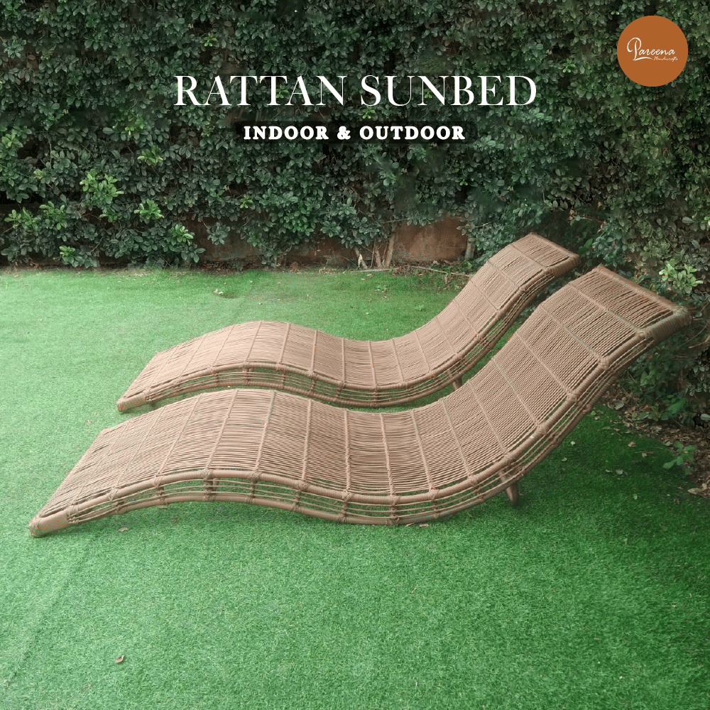 เตียงริมสระหวายเทียมแบบคู่ PAREENA DECOR WAVECURVE_2